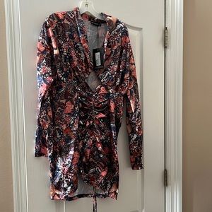 Multi colored mini dress